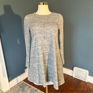 Cable & Gauge Heather Gray Knit Tunic Top